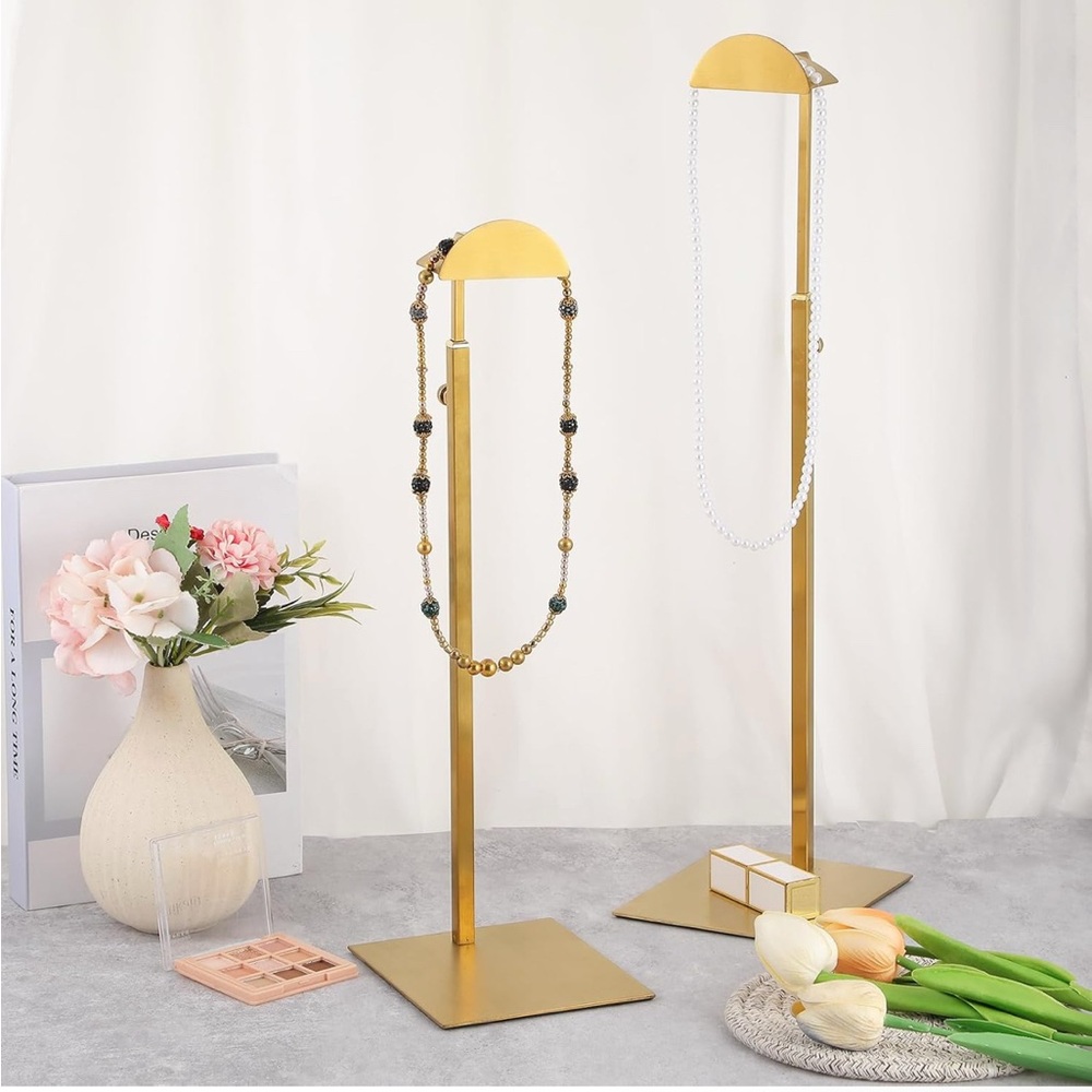 Gold Adjustable Display Stand for Handbags & Accessories - Picture 5 of 7